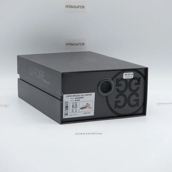 NEW G/FORE Women's Gallivanter Brogue Wingtip Golf Shoes G4LS22EF08 Blush - Picture 16 of 16